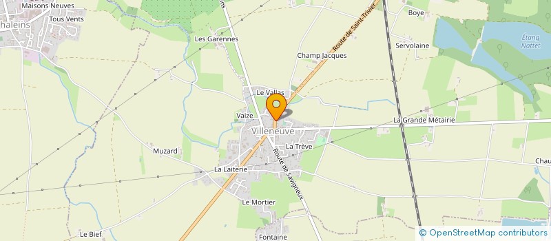 localisation de l'entreprise NOVADIA  VILLENEUVE