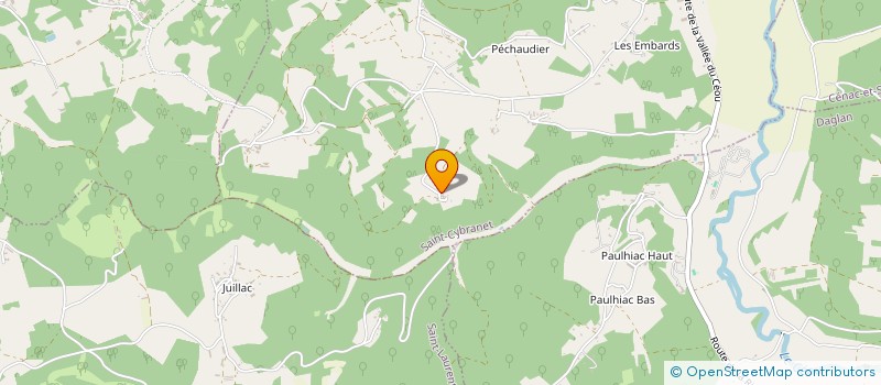 localisation de l'entreprise NOVADIAG  SAINT-CYBRANET