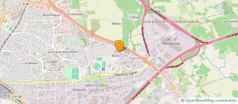localisation de l'entreprise NOVADIEM CONSTRUCTION  BEZIERS