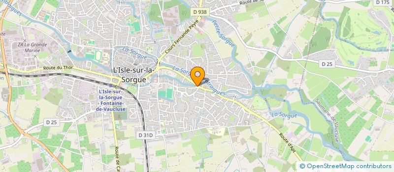 localisation de l'entreprise NOVADOM  L'ISLE-SUR-LA-SORGUE