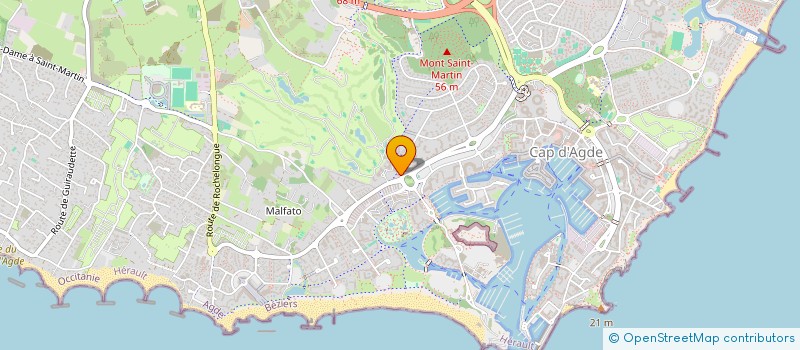 localisation de l'entreprise NOVAE  AGDE