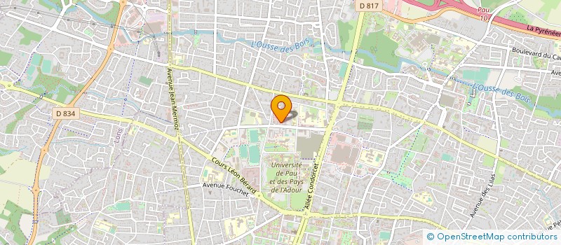 localisation de l'entreprise NOVAE INTERNET COMMUNICATION à PAU
