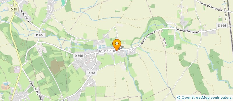 localisation de l'entreprise NOVAE LES HORMES  TOUSSIEUX