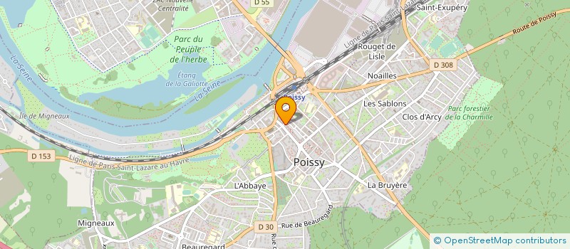 localisation de l'entreprise NOVAE RESTAURATION FRANCE à POISSY