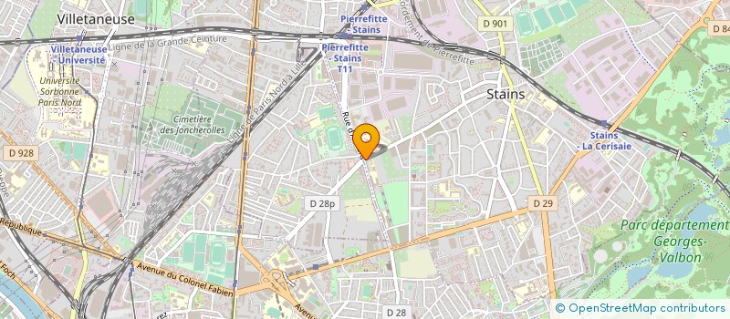 localisation de l'entreprise NOVAEDIA à STAINS
