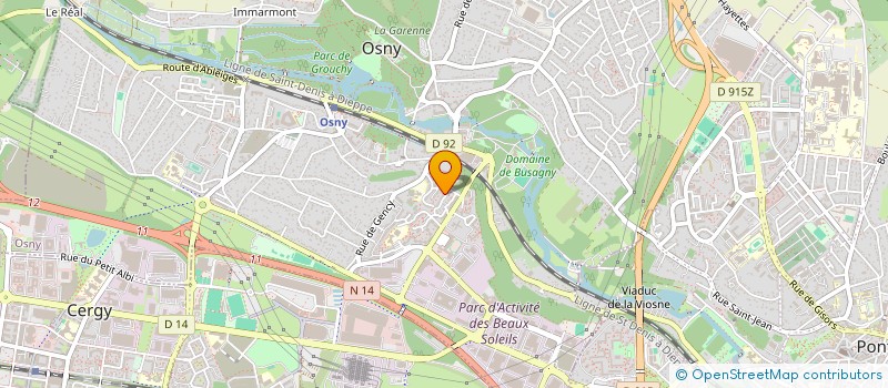 localisation de l'entreprise NOVAERP CONSULTING  OSNY