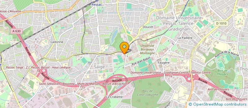 localisation de l'entreprise NOVAFLUID à PESSAC