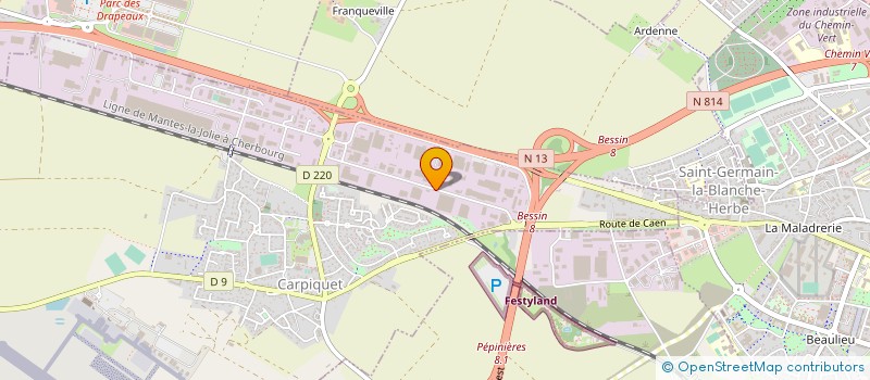 localisation de l'entreprise NOVAGENCY  CARPIQUET