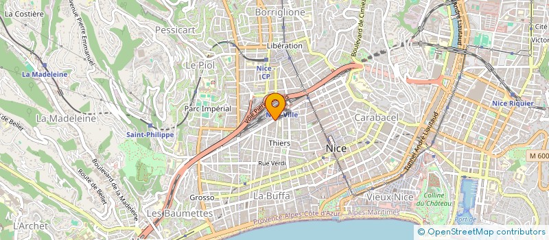 localisation de l'entreprise NOVAGESTION  NICE