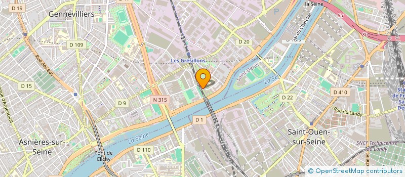 localisation de l'entreprise NOVAGRAAF TECHNOLOGIES à ASNIERES-SUR-SEINE