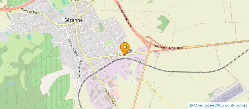 localisation de l'entreprise NOVAGRAIN à SEZANNE
