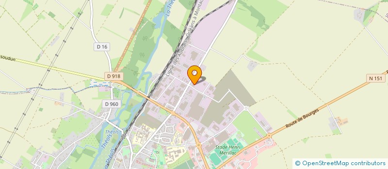 localisation de l'entreprise NOVAGRO à ISSOUDUN