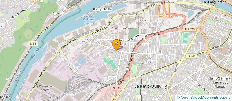 localisation de l'entreprise NOVAHAUL  LE PETIT-QUEVILLY