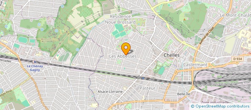 localisation de l'entreprise NOVAHUMAN  CHELLES