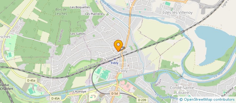 localisation de l'entreprise NOVAJUNGLE à ESBLY