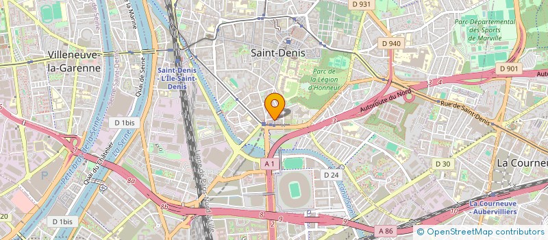 localisation de l'entreprise NOVALAB  SAINT-DENIS