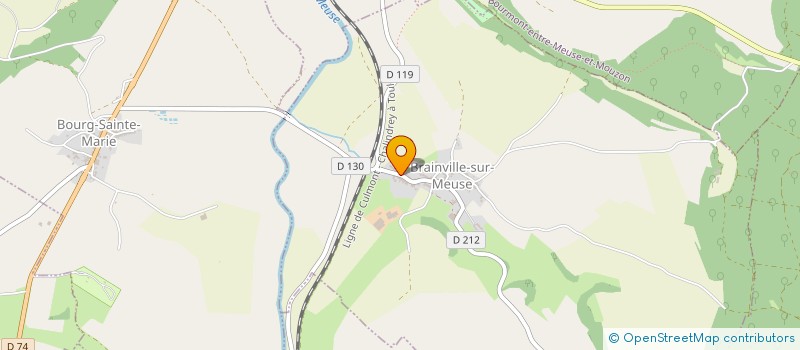 localisation de l'entreprise NOVALAIT à BRAINVILLE-SUR-MEUSE