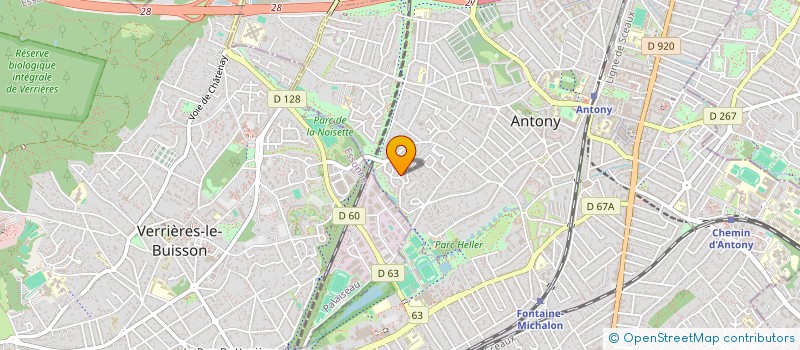 localisation de l'entreprise NOVALEAD à ANTONY