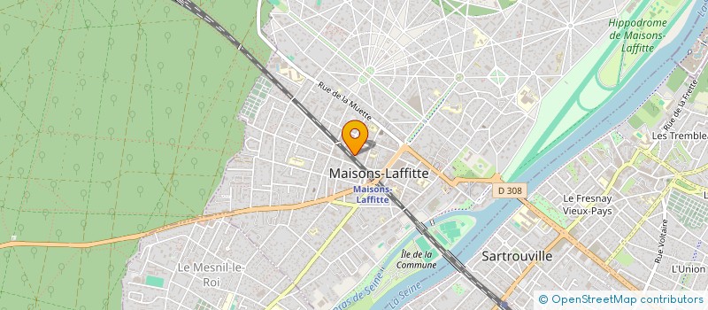 localisation de l'entreprise NOVALEASE  MAISONS-LAFFITTE