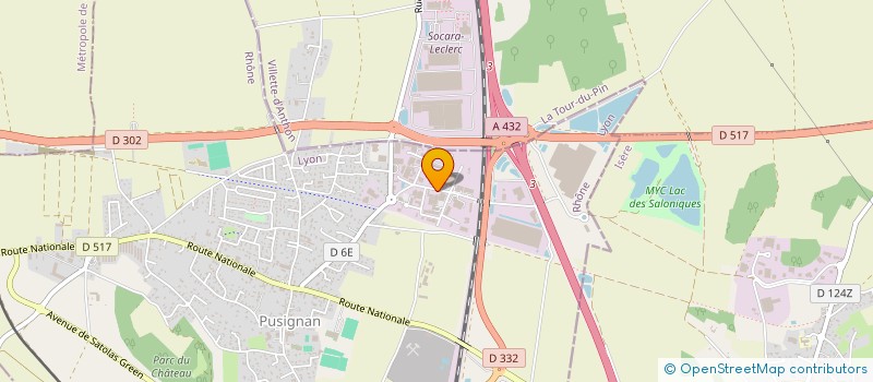 localisation de l'entreprise NOVALEC  PUSIGNAN