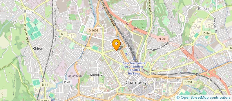 localisation de l'entreprise NOVALENS à CHAMBERY