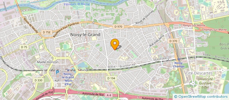 localisation de l'entreprise NOVALEX BATIMENT à NOISY LE GRAND
