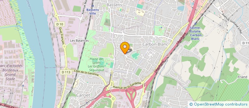 localisation de l'entreprise NOVALIO  CARBON-BLANC