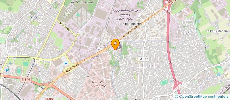 localisation de l'entreprise NOVALIS  NANTES