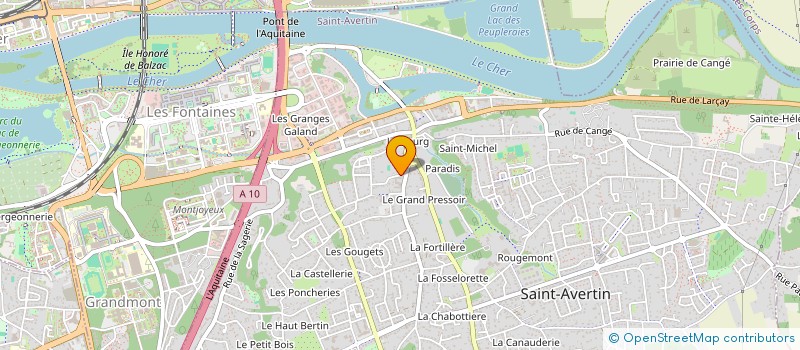 localisation de l'entreprise NOVALIS IMMO  SAINT-AVERTIN