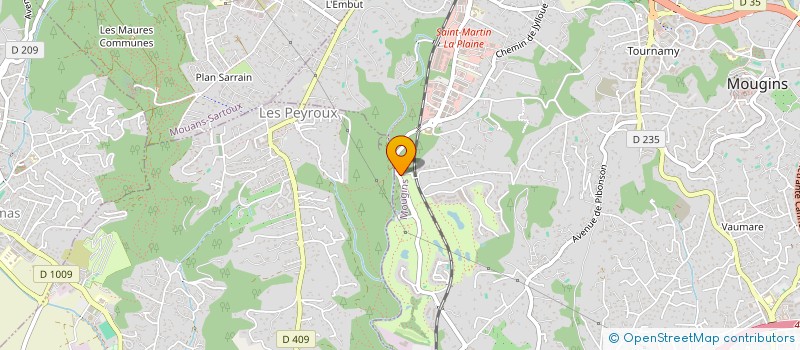 localisation de l'entreprise NOVALLON  MOUGINS