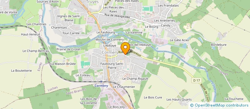 localisation de l'entreprise NOVALOU  CORMERY