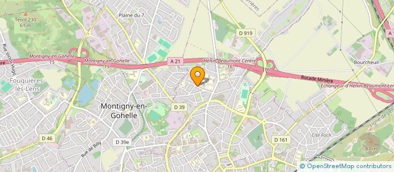 localisation de l'entreprise NOVALUX 3D  HENIN-BEAUMONT