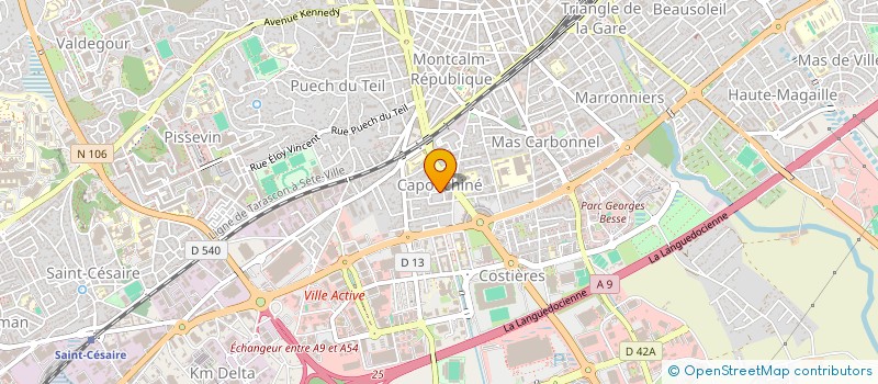 localisation de l'entreprise NOVALYS  NIMES