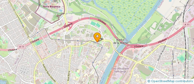 localisation de l'entreprise NOVAM HABITAT à ANGERS