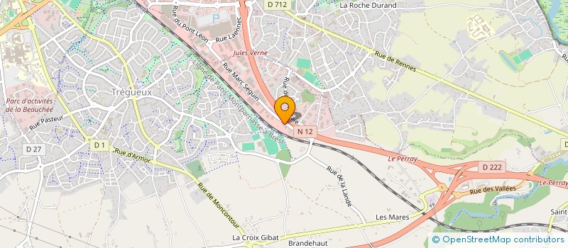 localisation de l'entreprise NOVAMANG à TREGUEUX