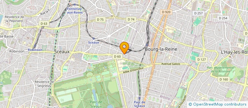 localisation de l'entreprise NOVAMATH à SCEAUX