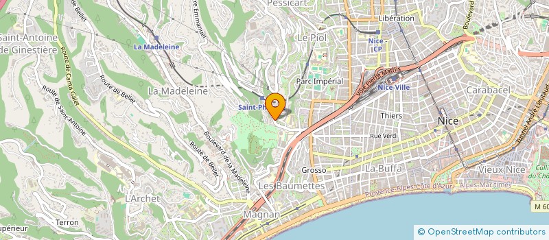localisation de l'entreprise NOVAMEDIAS à NICE