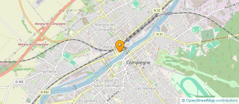 localisation de l'entreprise NOVAMONDE IMMOBILIER à COMPIEGNE