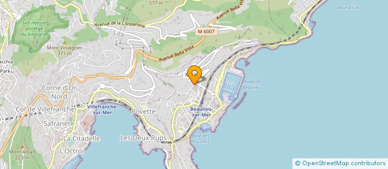 localisation de l'entreprise NOVAMY  BEAULIEU-SUR-MER