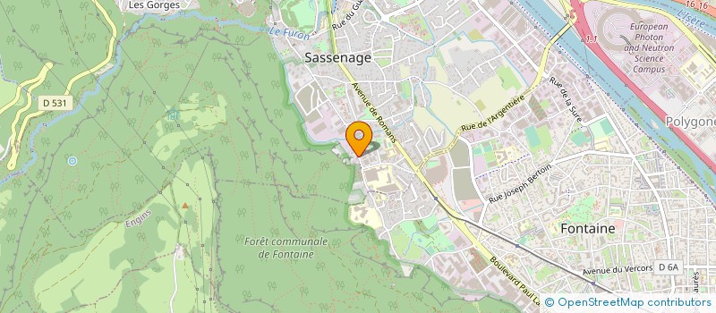 localisation de l'entreprise NOVANCES DAUPHINE à SASSENAGE