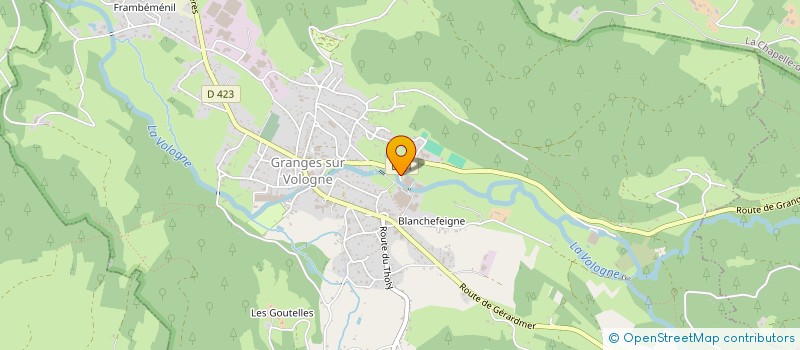 localisation de l'entreprise NOVANCI à GRANGES-AUMONTZEY