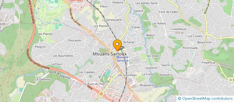 localisation de l'entreprise NOVANCIEL  MOUANS-SARTOUX