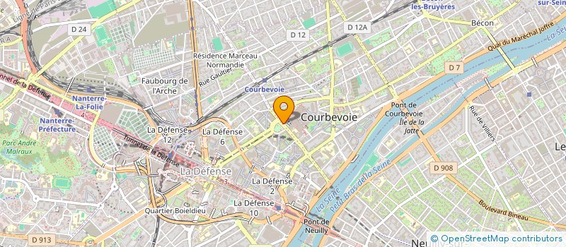 localisation de l'entreprise NOVANSIS à COURBEVOIE