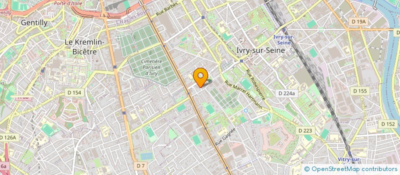 localisation de l'entreprise NOVAOM à IVRY-SUR-SEINE