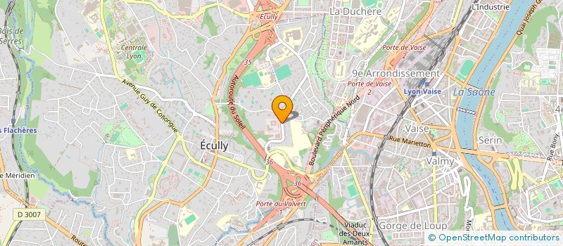 localisation de l'entreprise NOVAPEX  ECULLY