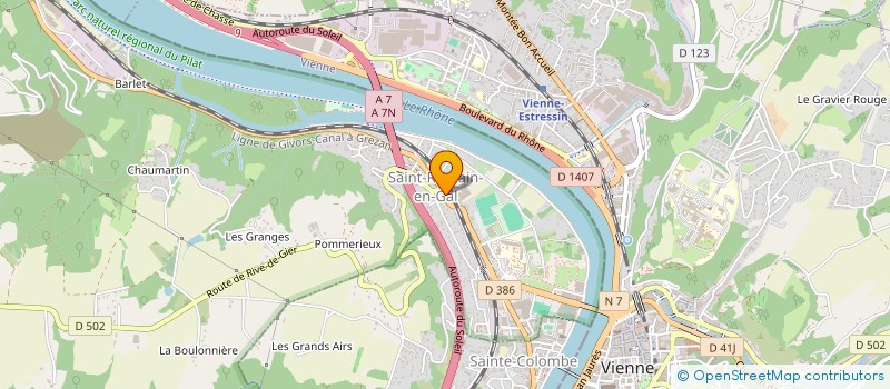 localisation de l'entreprise NOVAPHARM à SAINT-ROMAIN-EN-GAL