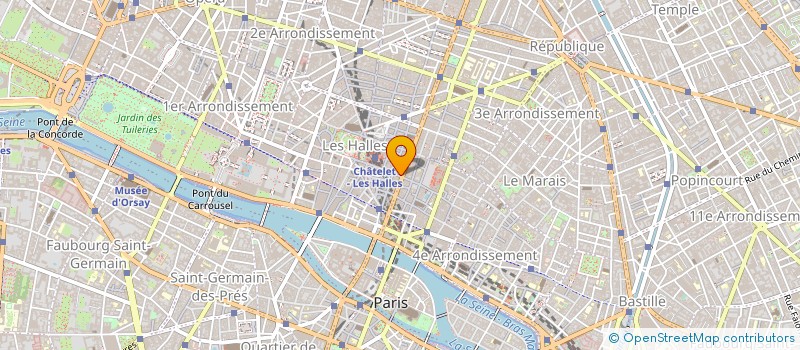 localisation de l'entreprise NOVAQUARK à PARIS