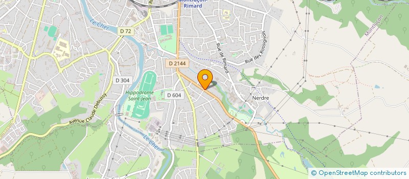 localisation de l'entreprise NOVAQUEST à MONTLUCON