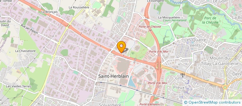 localisation de l'entreprise NOVARAM NANTES à SAINT-HERBLAIN