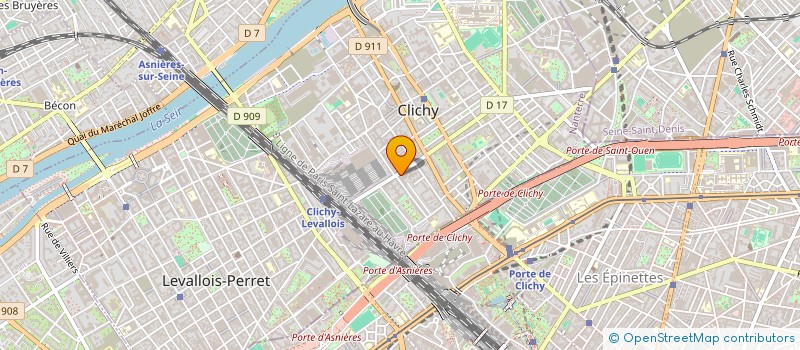 localisation de l'entreprise NOVARCHIVE EST à CLICHY